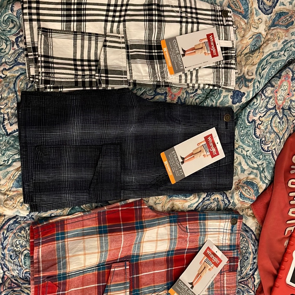 3 pair Wrangler boys shorts